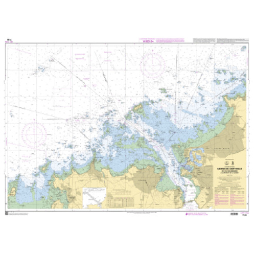 Shom C - 7130 - Abords de Saint-Malo - De l'île des Hébihens à la Pointe de la Varde