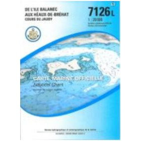 Shom L - 7126L - De l'île Balanec aux Héaux-de-Bréhat - Cours du Jaudy