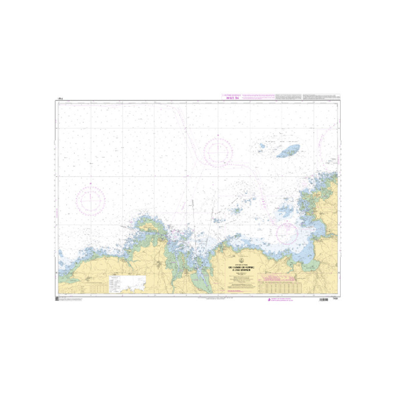 Shom C - 7151 - De l'anse de Kernic à l'île Grande