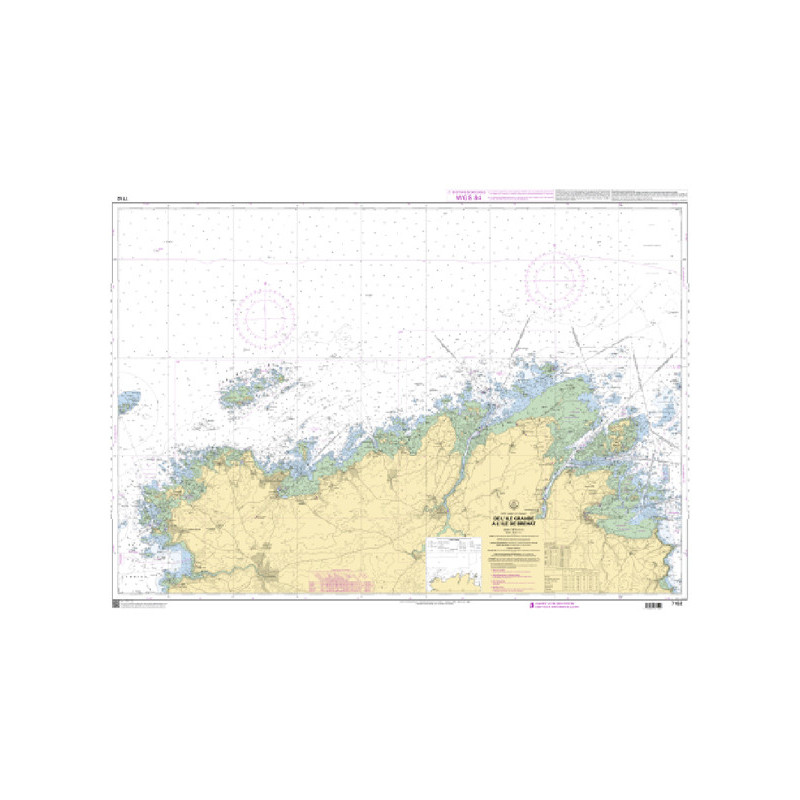 Shom C - 7152 - De l'Ile Grande à l'Ile de Bréhat