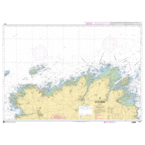 Shom C - 7152 - De l'Ile Grande à l'Ile de Bréhat