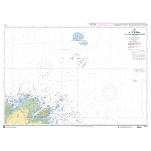 Shom C - 7153 - De l'Île de Bréhat au Plateau des Roches Douvres