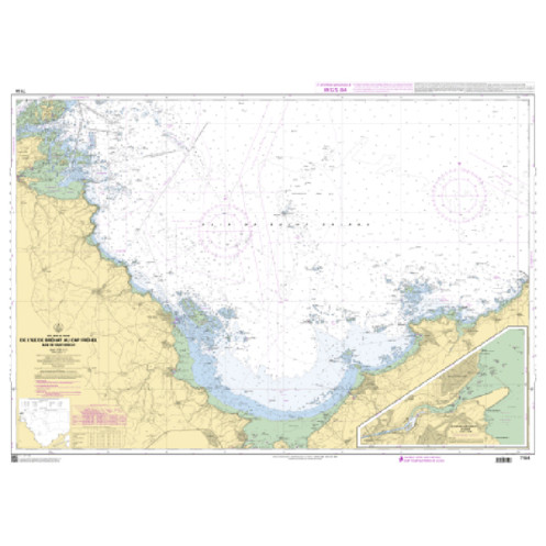 Shom C - 7154 - De l'île de Bréhat au Cap Fréhel - Baie de Saint-Brieuc