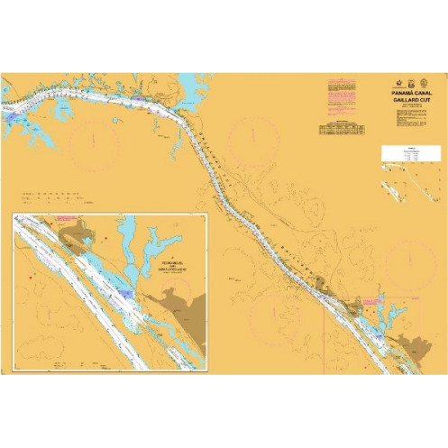 Admiralty - CP0004 - Panamá Canal, Gaillard Cut