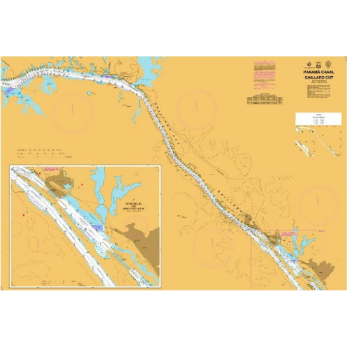 Admiralty - CP0004 - Panama Canal, Gaillard Cut