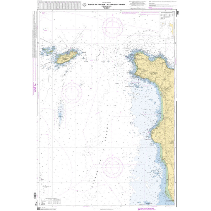 Shom C - 7158 - Du Cap de Carteret au Cap de la Hague - Raz Blanchard