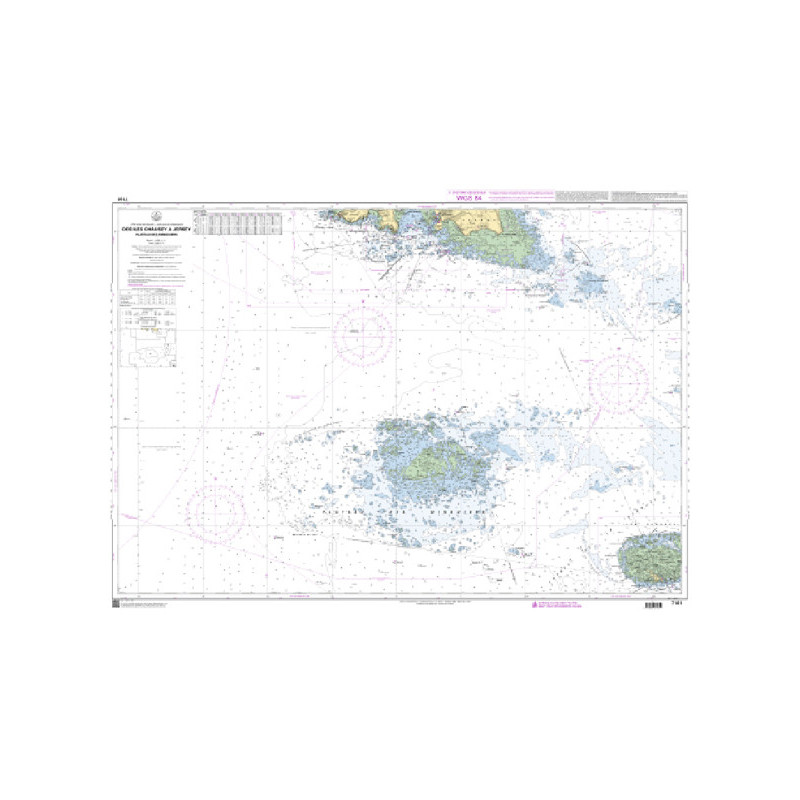 Shom C - 7161 - Des îles Chausey à Jersey - Plateau des Minquiers