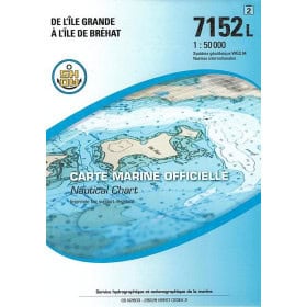 Shom L - 7152L - De l'Ile Grande à l'Ile de Bréhat