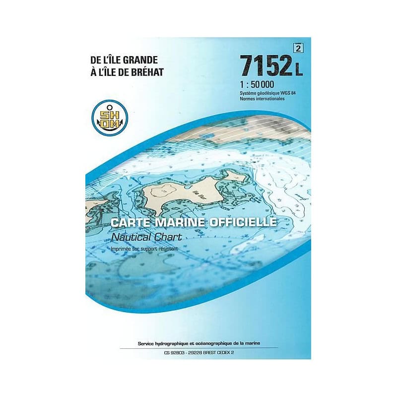 Shom L - 7152L - De l'Ile Grande à l'Ile de Bréhat