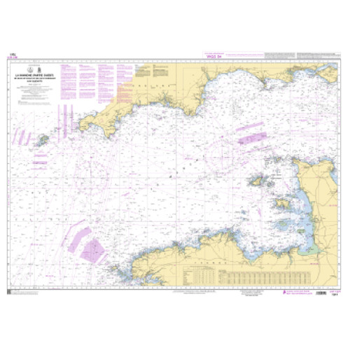 Shom C - 7311 - La Manche (Partie Ouest) - De Isles of Scilly et de l'Ile d'Ouessant aux Casquets