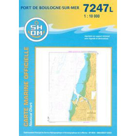 Shom L - 7247L - Port de Boulogne-sur-Mer