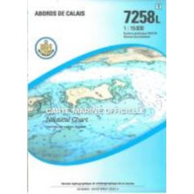 Shom L - 7258L - Abords de Calais