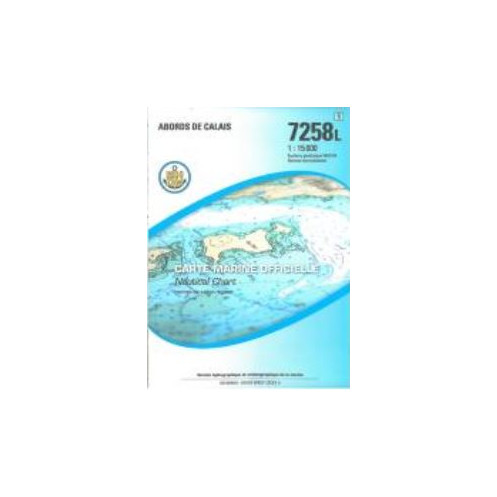 Shom L - 7258L - Abords de Calais Shom L - 7258L - Abords de Calais