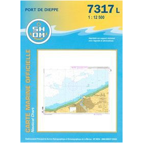 Shom L - 7317L - Port de Dieppe