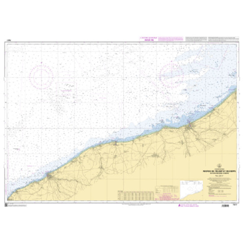 Shom C - 7417 - Abords de Fécamp et de Dieppe - Du Cap d'Antifer à Dieppe