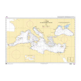 Shom C - 7081 - INT 300 - (fac-similé de la carte IT 360) - Mer Méditerranée et Mer Noire