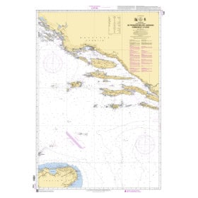 Shom C - 7326 - INT 3412 - (fac-similé de la carte par HR 3412) - De Promontorio del Gargano à Šibenik et à Plo?e