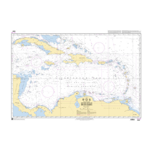 Shom C - 6898 - Mer des Antilles (Mer des Caraïbes) Shom C - 6898 - Mer des Antilles (Mer des Caraïbes)