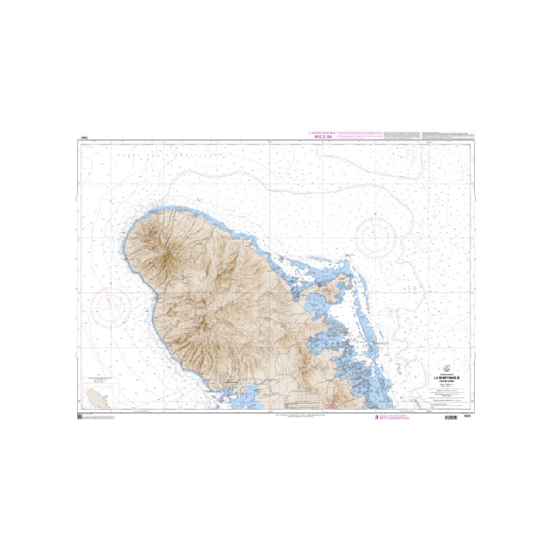 Shom C - 7041 - La Martinique - Partie Nord