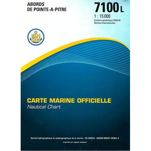 Shom L - 7100L - Abords de Pointe-à-Pitre Shom L - 7100L - Abords de Pointe-à-Pitre