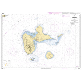 Shom C - 7345 - Guadeloupe - De Montserrat à Marie-Galante