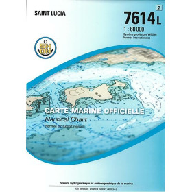 Shom L - 7614L - (fac-similé de la carte GB 1273) - Saint Lucia