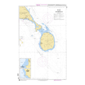Shom C - 7619 - Approches de Nevis (Fac-similé de la carte GB 489)