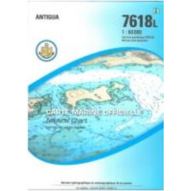 Shom L - 7618L - (fac-similé de la carte GB 2064) - Antigua