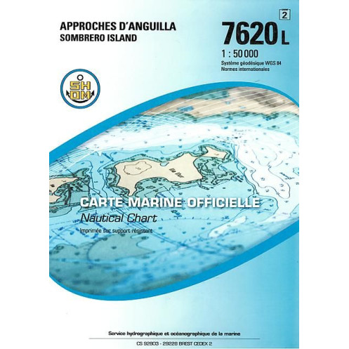 Shom L - 7620L - Approches d'Anguilla