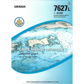 Shom L - 7627L - (fac-similé de la carte GB 797) - Grenada