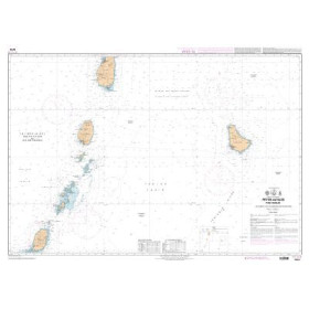 Shom L - 7629L - INT 4186 - (fac-similé de la carte GB1043 - 2006) - Petites Antilles - Partie Sud - De Saint Lucia à 