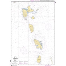 Shom L - 7631L - Petites Antilles - Partie centrale - De Montserrat à Saint Lucia