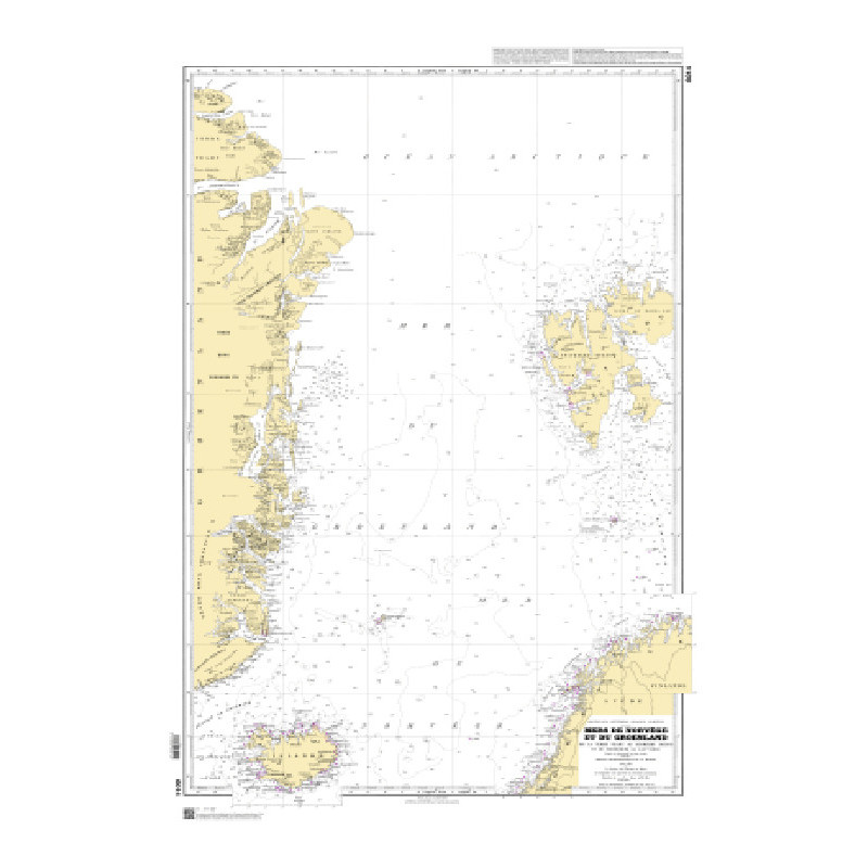 Shom C - 6014 - De la terre Peary au Scoresby Sound et de Trondheim au Cap Nord