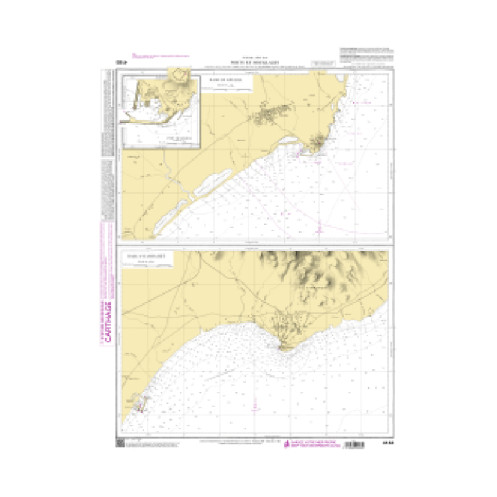 Shom C - 4183 - Tunisie côte Est - Ports et mouillages