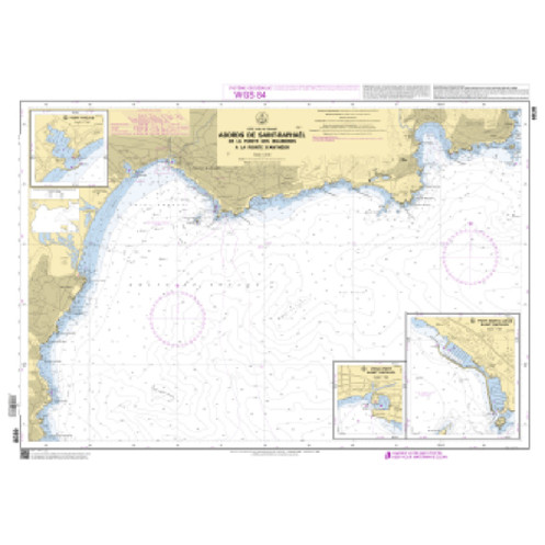 Shom C - 6838 - Abords de Saint-Raphaël - De la Pointe des Issambres à la Pointe d'Anthéor