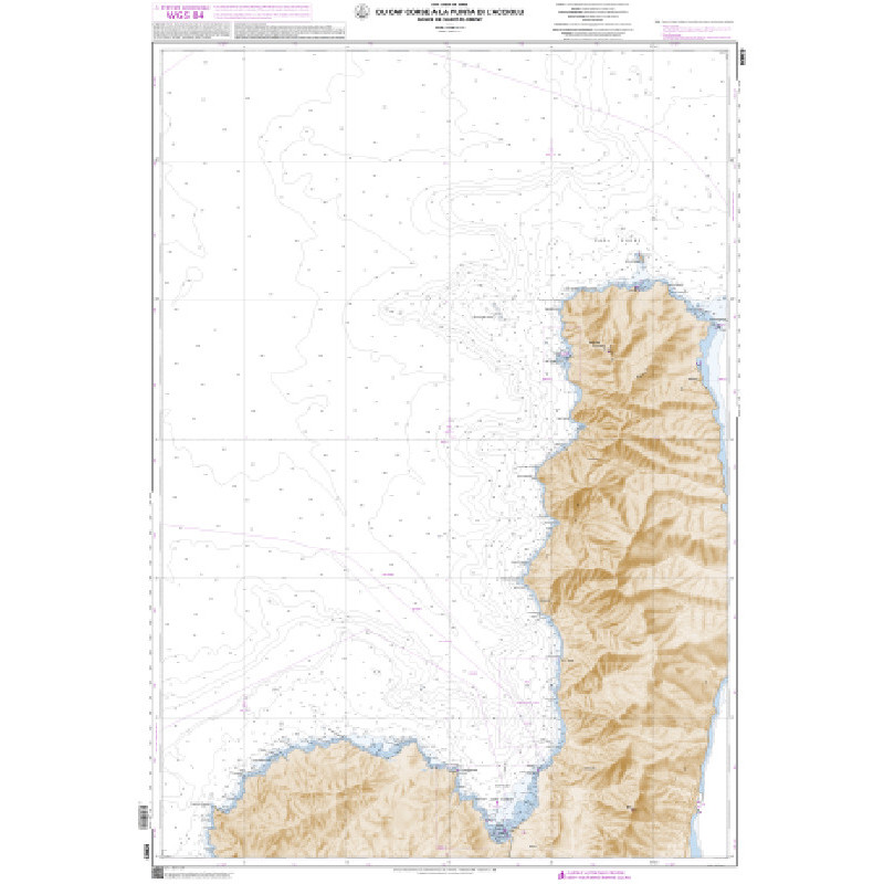 Shom C - 6969 - Du Cap Corse à la Punta di l'Acciolu - Golfe de Saint-Florent