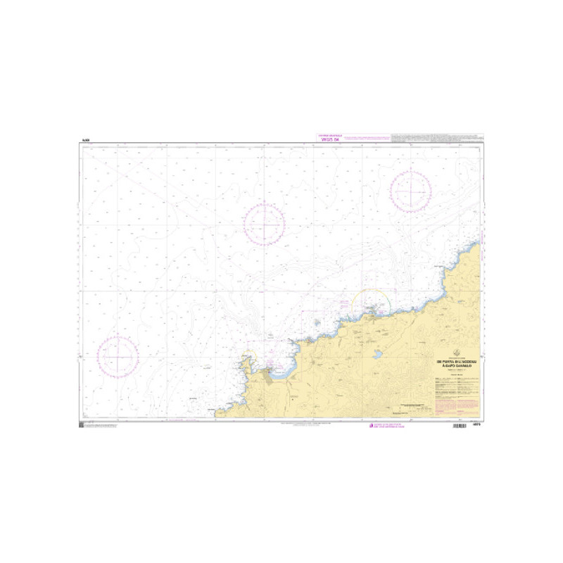 Shom C - 6970 - De Punta di l'Acciolu à Capo Cavallo