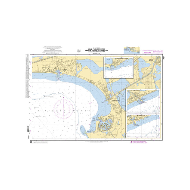 Shom C - 7004 - Golfe d'Aigues-Mortes, Ports de Palavas-les-Flots, Carnon-Plage et de Saintes-Maries-de-la-Mer