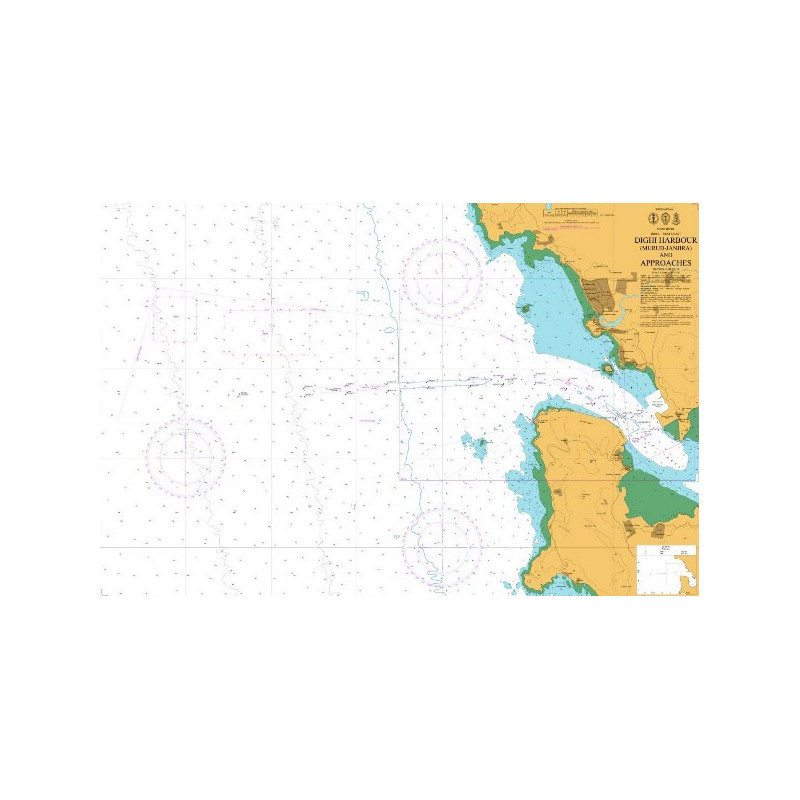 Indian National Hydrographic Office - IN2036 - Dighi Harbour (Murud-Janjira) and Approaches