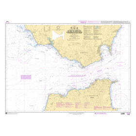Shom C - 7042 - INT 3150 - (fac-similé de la carte ES 105) - Détroit de Gibraltar - De Cabo Roche à Punta de la Chull