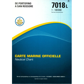 Shom L - 7018L - (fac-similé de la carte IT 3) - De Portofino à San Rossore