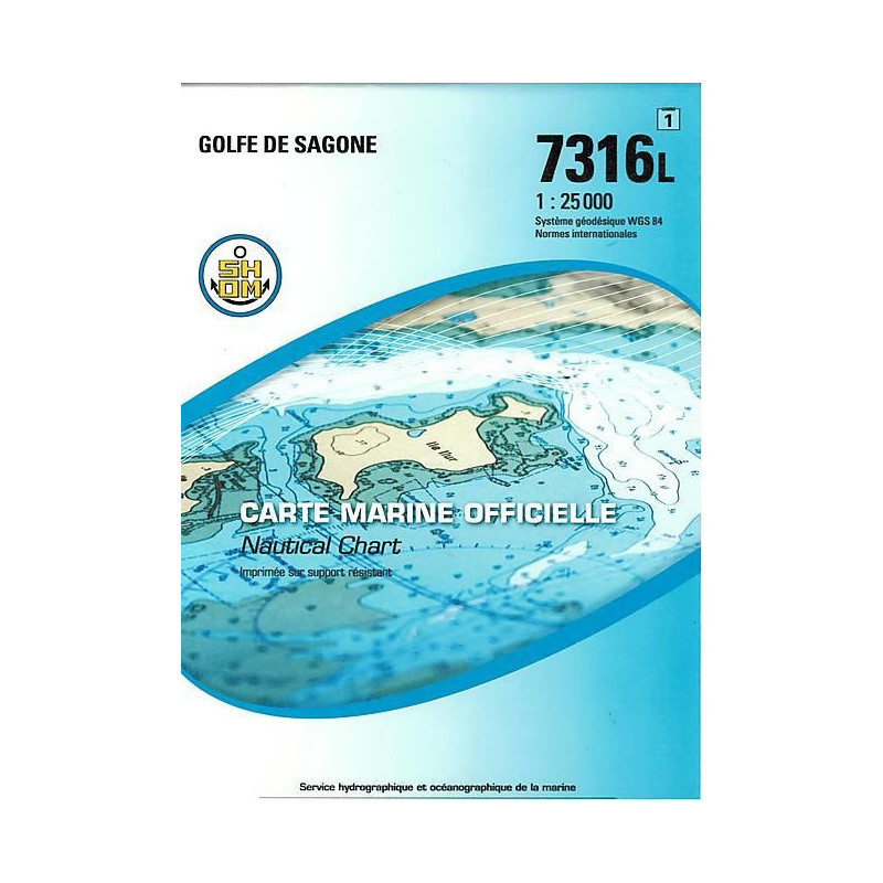 Shom L - 7316L - Golfe de Sagone