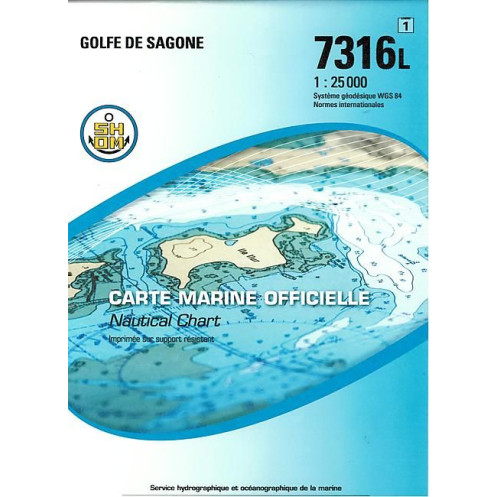 Shom L - 7316L - Golfe de Sagone