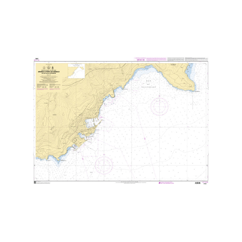 Shom C - 7441 - Abords et Ports de Monaco - Du Cap d'Ail au Cap Martin