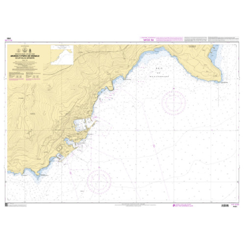 Shom C - 7441 - Abords et Ports de Monaco - Du Cap d'Ail au Cap Martin