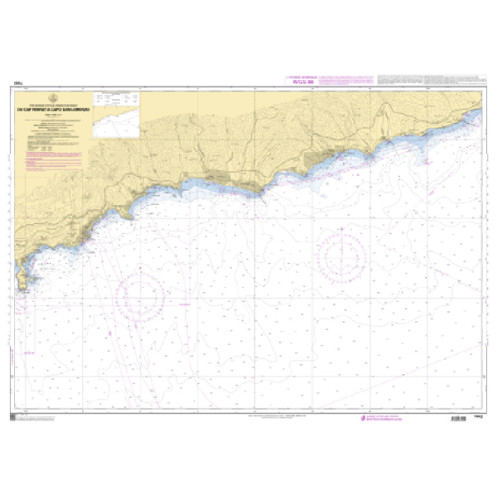 Shom C - 7443 - Du Cap Ferrat à Capo San Lorenzo