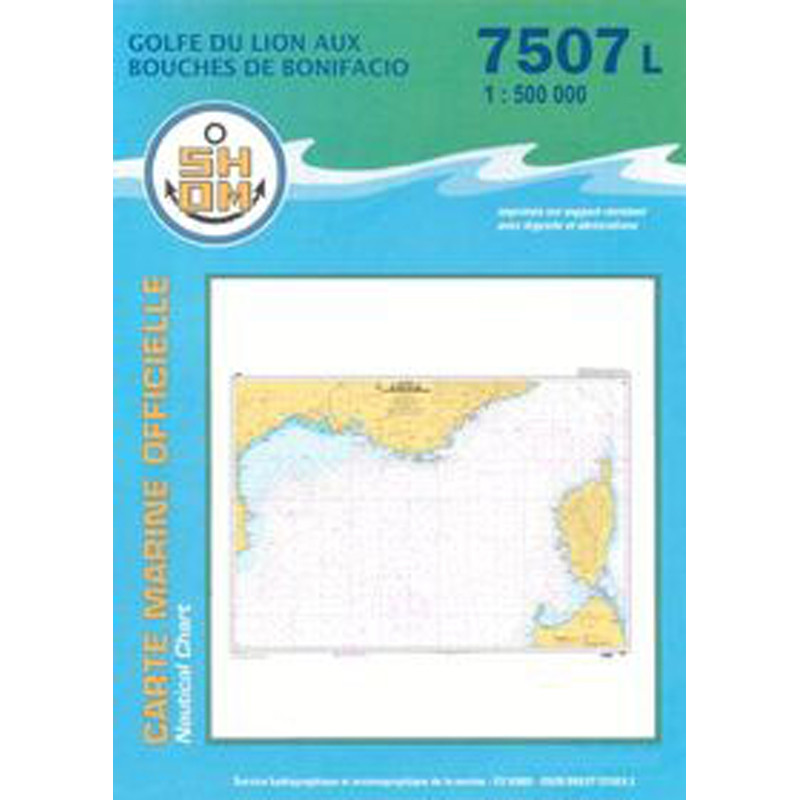 Shom L - 7507L - Du Golfe du Lion aux Bouches de Bonifacio