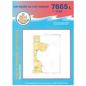 Shom L - 7665L - Du Cap Negre au Cap Cerbère