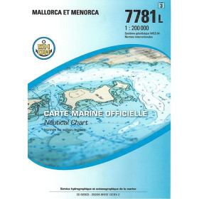 Shom L - 7781L - Mallorca et Menorca