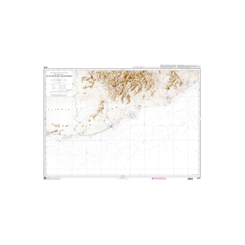 Shom C - 6075 - Du Cap des Palmes à Grand-Béréby